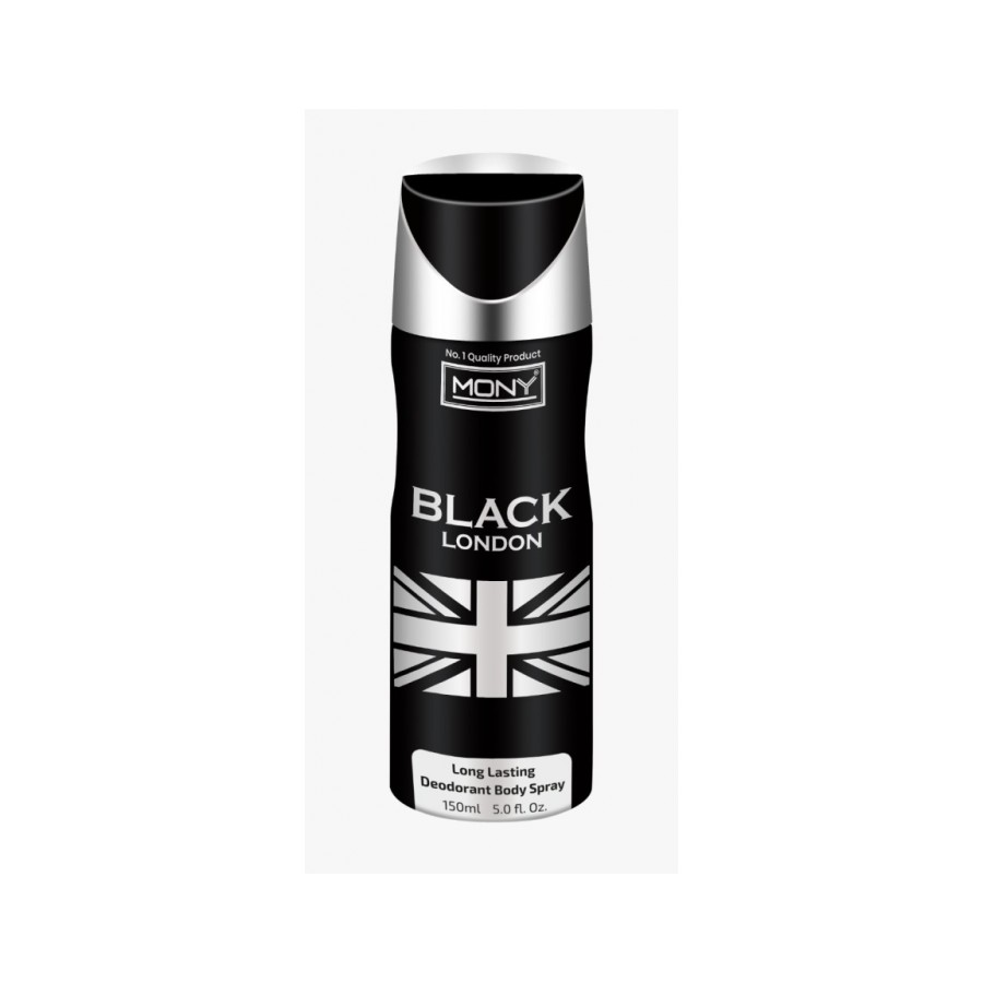Mony Black London 24 Hours Long Lasting 150 Ml Perfume Body