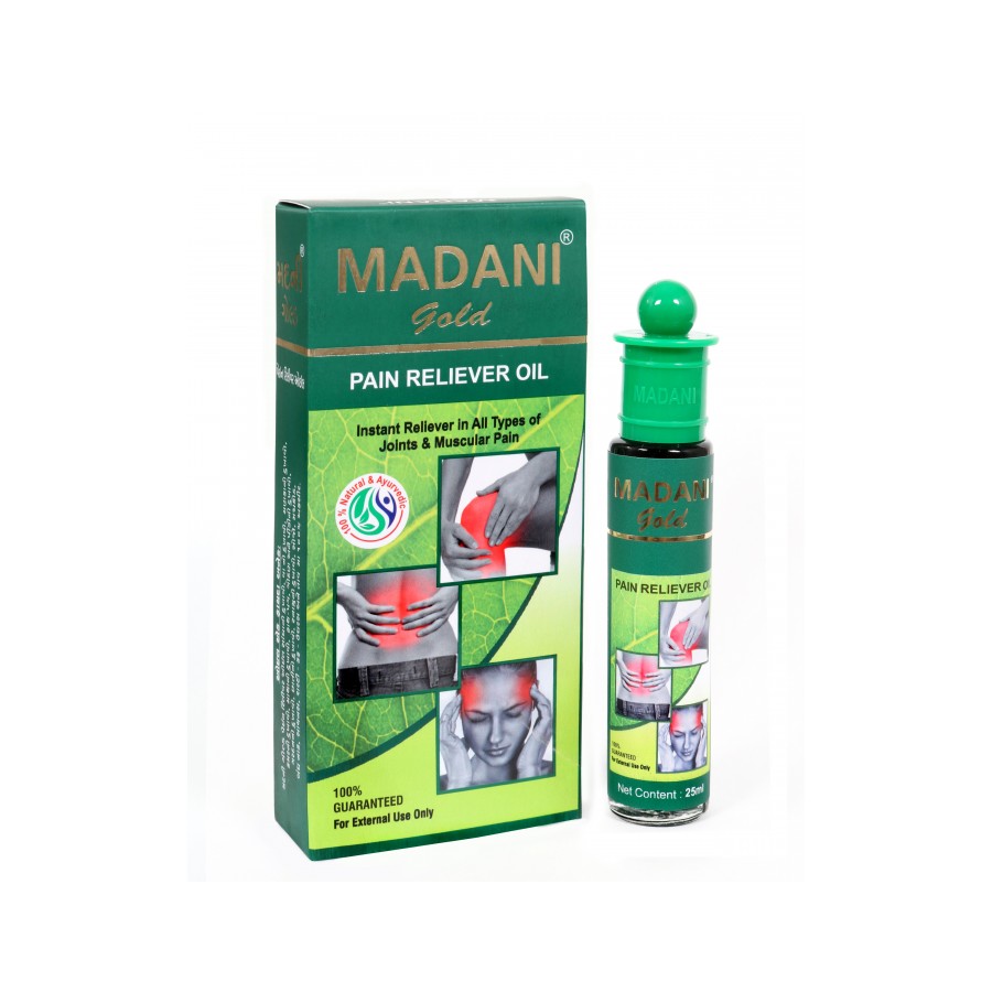 Madani Gold Pain Reliver Oil Roll on 25 ML