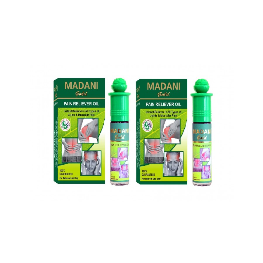 Madani Gold Pain Reliver Oil Roll (2 pcs of 8ml)